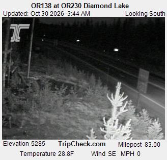 OR138 at OR230 Diamond Lake